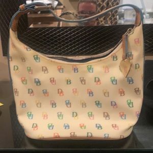 NWT DOONEY & BOURKE RAINBOW LOGO LETTER BAG